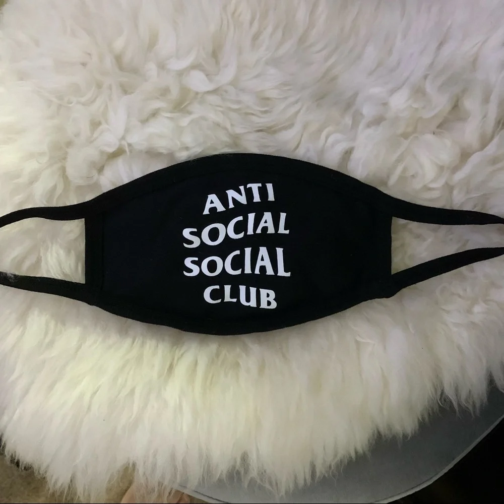 ANTI SOCIAL SOCIAL CLUB COTTON MASK ONE SIZE UNISEX